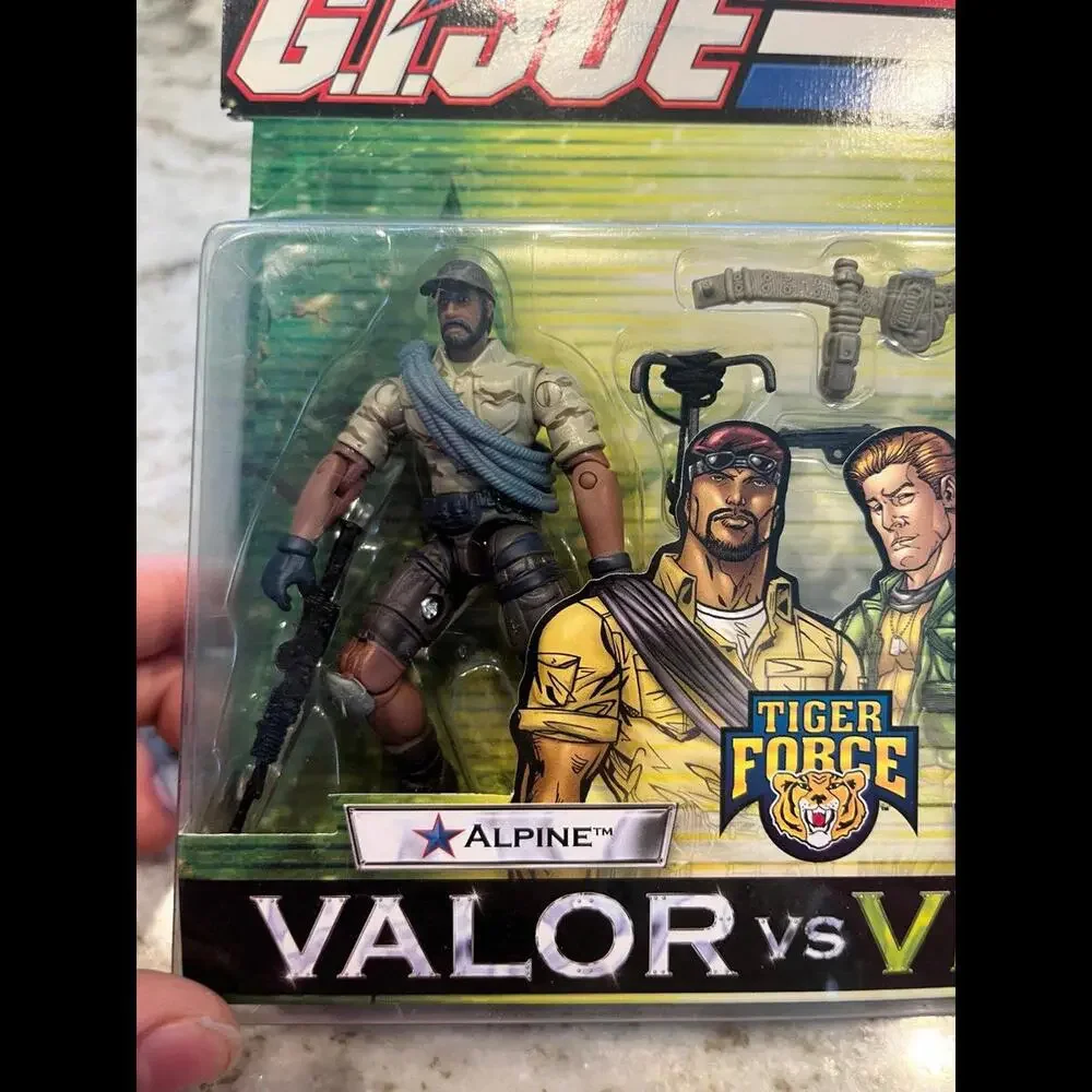 2004 GI Joe Valor Venom‎ Tiger Force Alpine Orange Skin & Cross Hair 2 Pack MOC